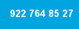 922 764 85 27 922 764 85 27